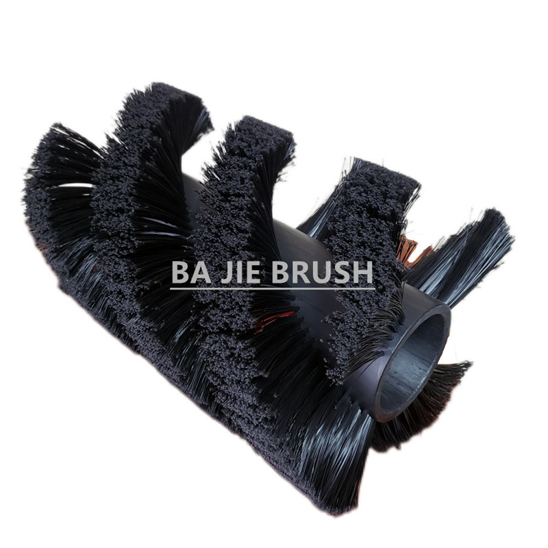 Rotating Solar Panel Cleaning Brush