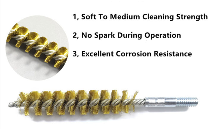 Brass Wire Pipe Brush Brass Wire Pipe Brush